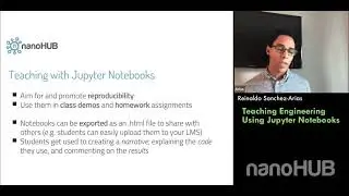 Teaching Engineering using Jupyter Notebooks