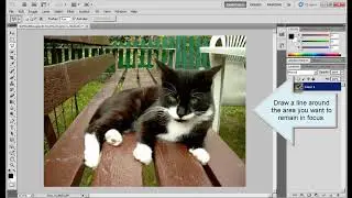 Photoshop Tutorial, Lesson 6 Focus Vignette effect