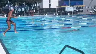 Miami. Ivan 9￼ years . Соревнования по плаванию MMST Relay invite 12 years and under 50 back