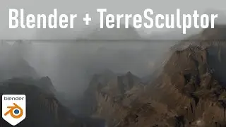 Mysterious Terrain with Blender and TerreSculptor [Free Workflow] | English
