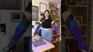 Making a Mona cosplay from scratch, part one: gloves #cosplayer