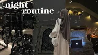 8pm night routine : productive, relaxing and aesthetic