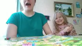 играем с Ангелиной в ходилку