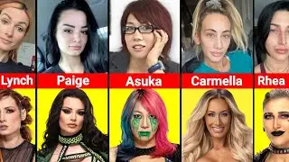 WWE Female Wrestlers Without Makeup 2023