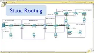 Static Routing Packet Tracer paso a paso. Castellano