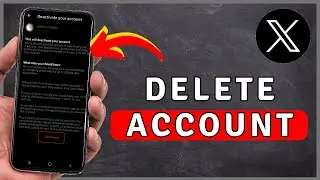 How to DELETE X (Twitter) Account Permanently - X(Twitter) Tutorial