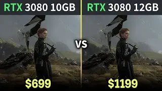 RTX 3080 10GB vs RTX 3080 12GB | Real Benchmark | Test in 6 Games | 1080p, 1440p, 4K
