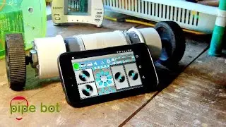 Pipe Bot  A smart arduino bluetooth robot