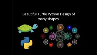 Beautiful design with python turtle