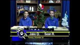 Jr High News for Tuesday, December 1, 2015