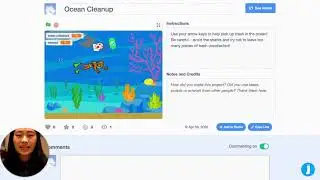 Scratch Coding Project Tutorial - Ocean Cleanup Game, Demo (Pt. 1/3)