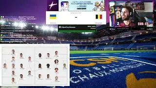 UKRAINE - BELGIQUE / MATCH DE POULE EURO 2024 !!!
