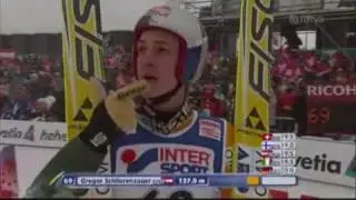 Gregor Schlierenzauer 137m @ Engelberg 19.12.2009