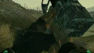 РЖАЧ! Пьяный играет в Fallout 3 ))