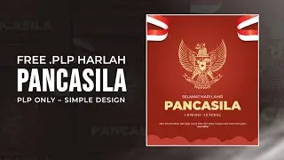 FREE FILE .PLP + MENTAHAN DESAIN HARI LAHIR PANCASILA | .PLP ONLY SIMPLE DESIGN – PIXELLAB