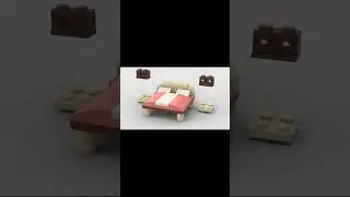 The bed is made of Lego #legoshorts #legotutorial #tutorial #shorts