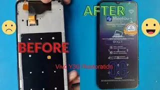 How to change Screen on Vivo Y30i .Vivo Y30i Restoration.