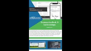 TransactionDesk &  Authentisign 8-22-2024