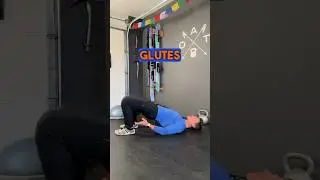 This exercise aids in targeting the glutes and develops core stability💪.     