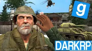 THE CRAZY VETERAN PUTS OUT A TANK!! - Garry's Mod DarkRP