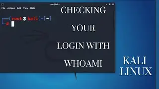 Linux Tutorial: Checking The User Login with 'whoami' Command