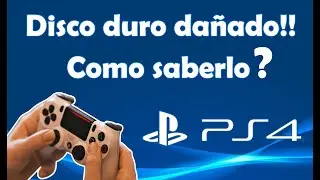 Como saber si el disco duro esta dañado PS4, como saber si el disco duro esta dañado