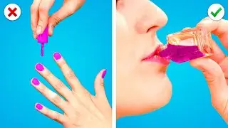 SNEAK CANDIES INTO BEAUTY SALON || Sneaky Edible DIY Tips to Sneak Food Anywhere by Crafty Panda How