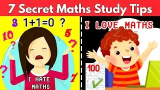 7 Effective Tips & Tricks In 1 Video | Mathematics study tips | Super Tips to Score 100% in Maths