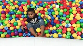 Ball pit fun🌈