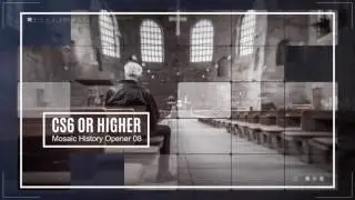 Mosaic History Opener After Effects Template