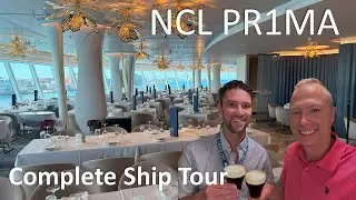 Norwegian Prima Ship Tour | Bars, Restaurants, and Public Spaces Onboard