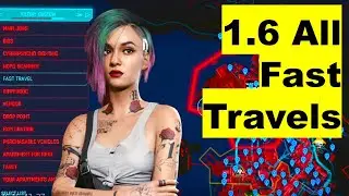 All Fast Travels, 1.6 Update, Dataterm Locations, Frequent Flyer Trophy in Cyberpunk 2077