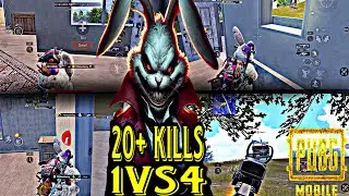 Don’t Push!! I’ve Groza😈☠️ 1vs4 PUBG Mobile