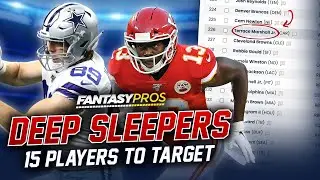 The Top 15 Deep Sleepers for 2021 | Players to Target Late in Your Drafts (Fantasy Football)