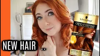 DYING MY HAIR COPPER Schwarzkopf Oleo Copper Hair Dye 7-77