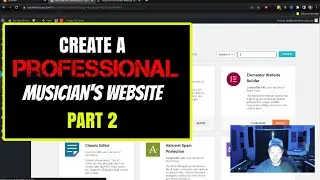 How to Set Up a Musician Website Part 2