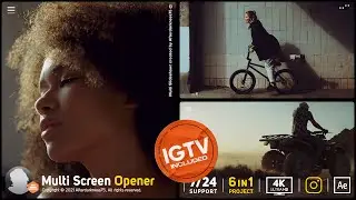 Multi Screen Opener -  After Effects and Premiere Pro MOGRT Template