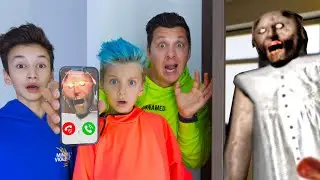 БАБКА ГРЭННИ в Реальной Жизни ! Granny 3 Train