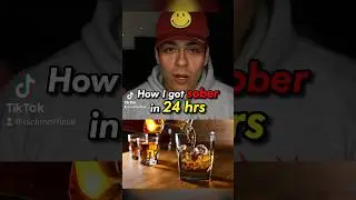 I got SOBER in 24 hrs.. 🤯🤯🤯 #alcohol #addiction #sober #storytime #motivation #shorts
