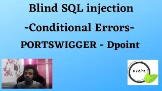 Blind Sql Injection Trigger Error - PortSwigger