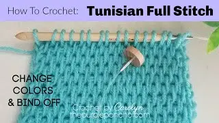 How To Crochet Tunisian Full Stitch