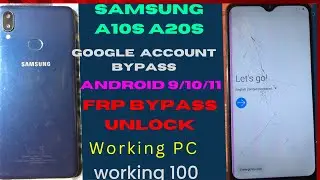 Samsung A10S Frp Bypass Android 10 | SM-107F Frp | Bypass A10s Frp Unlock without 2024
