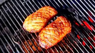 Grilled duck breast