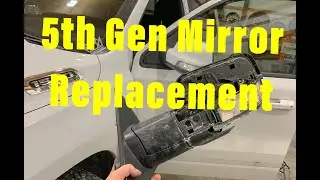 2019/2020 5th Gen Ram OEM Mirror Replacement / Repair / How to