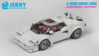 Custom LEGO Lamborghini Countach instructions (MOC #128)