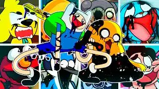 SUFFERING SIBLINGS V3 but Every Turn a Different Character Sings🎙 (FNF Suffering Siblings BETADCIU)