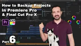 How to Backup Projects in Premiere Pro & Final Cut Pro Xبکاپ گرفتن  از پروژه در فاینال کات و پریمیر