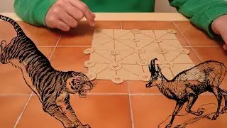 How to make board game Bagh Chal (Tigers and Goat) from Cardboard
