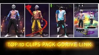 TOP 10 CLIPS PACK | FREE FIRE CLIPS 🥵💫 FF EMOTE CLIPS PACK | FREE TO USE #70