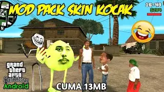 10 Mod Pack Skin Kocak Meme Indonesia - GTA SA Android